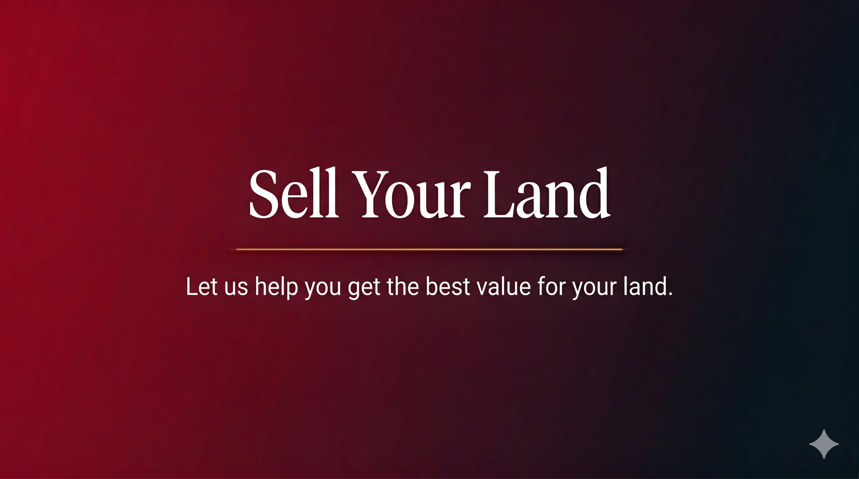 Sell Your Land with Adonai Estate
